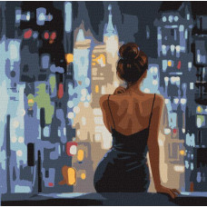 Картина за номерами Кінець вечірки art_selena_ua 40х40 Ідейка (KHO8579)