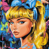 Картина за номерами Сучасна Попелюшка art_selena_ua 40х40 Ідейка (KHO8602)