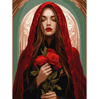 Картина за номерами Зачарована art_selena_ua 30х40 Ідейка (KHO8605)