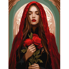 Картина за номерами Зачарована art_selena_ua 30х40 Ідейка (KHO8605)