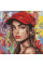 Алмазна мозаїка Сучасна Червона шапочка art_selena_ua 40х40 Ідейка (AMO8311)