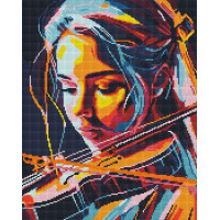 Алмазна мозаїка Віртуозна скрипалька art_selena_ua 40х50 Ідейка (AMO7788)