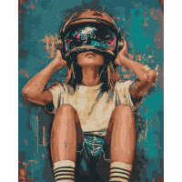 Картина за номерами Простір в очах art_selena_ua 40х50 Ідейка (KHO8548)