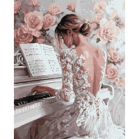 Картина за номерами Елегантний етюд art_selena_ua 40х50 Ідейка (KHO8549)