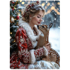 Алмазна мозаїка Різдвяна Муза 30*40см в Dreamtoys (S20354)