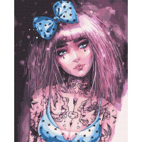 Картина по номерам Бездонные глаза ©lesya_nedzelska_art Идейка 40х50 (KHO4998)