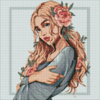 Алмазная мозаика Цветок весны lien_illustration 40х40 Идейка (AMO7700)