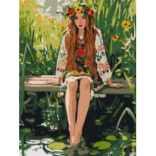 Картина за номерами Очі, що чекають art_selena_ua 30х40 Ідейка (KHO8616)