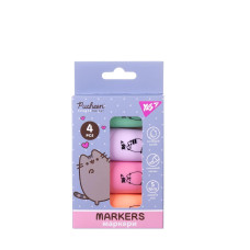 Маркер текстовий Yes Pusheen в наборі 4 шт. (391094)