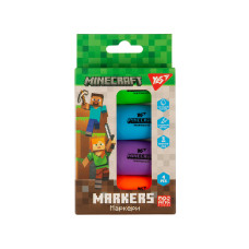 Маркер текстовий Yes Minecraft в наборі 4 шт. (391095)