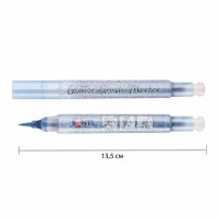 Маркер акварельный Glitter Brush кисть 05 нежно-голубой Santi (390754)
