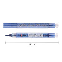 Маркер акварельный Glitter Brush кисть 06 кобальт Santi (390755)