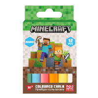 Крейда кольорова Yes Minecraft 12 штук кругла (400555)