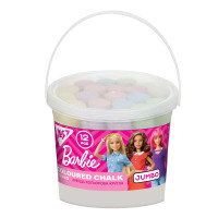 Мел цветной YES Barbie 12 шт JUMBO в ведре (400454)