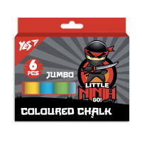 Мел цветной Ninja 6 шт JUMBO YES (400497)