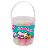 Крейда кольорова Sweet Cream 12 шт JUMBO в відрі YES (400510)