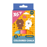 Мел цветной Line Friends 3 шт JUMBO YES (400491)