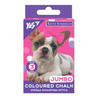 Мел цветной YES Keith Kimberlin 3шт JUMBO (400458)