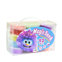 Набір кінетичного піску Magic sand 12 шт Strateg (39405)