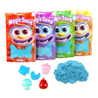 Кінетичний пісок Strateg Magic sand в пакеті 39404-3 блакитний, 1 кг