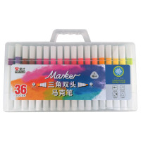 Набір скетч-маркерів 36 шт. для малювання двосторонніх Aihao sketchmarker код: PM515-36