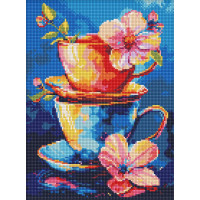 Алмазна мозаїка Таємниця чаювання 30x40см Ідейка (AMO8147)