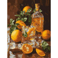 Картина за номерами Апельсиновий вечір art_selena_ua 30х40 Ідейка (KHO5754)