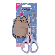 Ножиці Pusheen 13см з гумовими вставками Yes (480460)