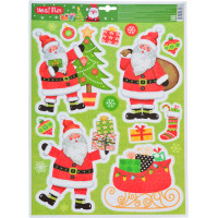 Наклейки Yes Fun новогодние для окон глиттер (41*29 см) код: 801037