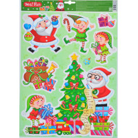 Наклейки Yes Fun новорічні для вікон лазерні (41*29 см) код: 801089