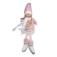 Девочка новогодняя Yes Fun 14х7х45 см розового цвета код: 973613