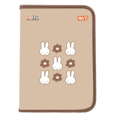 Папка факультативна Miffy А4 пластикова на блискавці з внутр кишенею YES (492408)