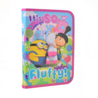 Папка для зошитів пласт. на блискавці В5 Minions Fluffy код: 491657