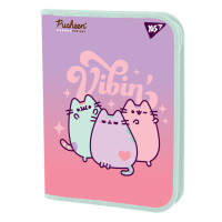 Папка для зошитів YES пластикова на блискавці В5 Pusheen (491965)