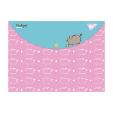 Папка конверт на кнопке Pusheen B5 YES (492226)