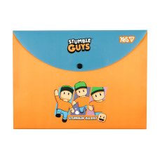 Папка-конверт Yes Stumble Guys А4 на кнопці (492373)