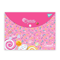 Папка-конверт на кнопці YES А4 Sweet Cream (492015)