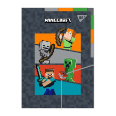 Папка YES А4 с 3 разделителями Minecraft (492112)