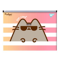 Папка-конверт YES B5 на молнии Pusheen (492031)