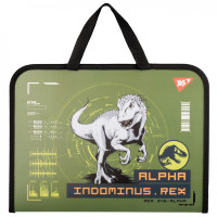 Папка портфель Yes Jurassic World Парк Юрского Периода хаки FC (492242)