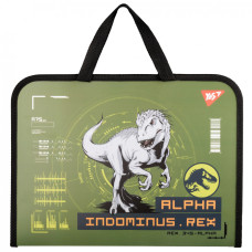 Папка портфель Yes Jurassic World Парк Юрского Периода хаки FC (492242)