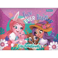 Папка-конверт на кнопке 1 Вересня А4 Enchantimals (491837)