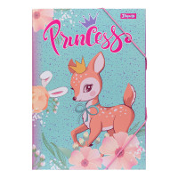 Папка для труда 1Вересня картонная A4 Forest princesses (491927)