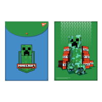 Папка-конверт YES А4 на кнопці Minecraft вертикальна (492078)