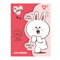Папка-органайзер YES А4 с клапаном на липучке Line Friends. Cony (492104)