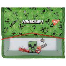 Папка для тетрадей на резинке пластиковая Minecraft Creeper В5 YES (492208)