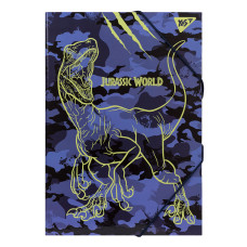 Папка для труда YES картонная A4 JURASSIC WORLD (491556)