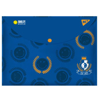 Папка-конверт YES на кнопці А4 Smiley World.College (491827)