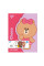 Папка-органайзер YES А4 з клапаном на липучці Line Friends. Choco (492110)