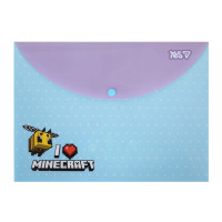 Папка-конверт Yes А4 на кнопці Minecraft.Spring (492337)